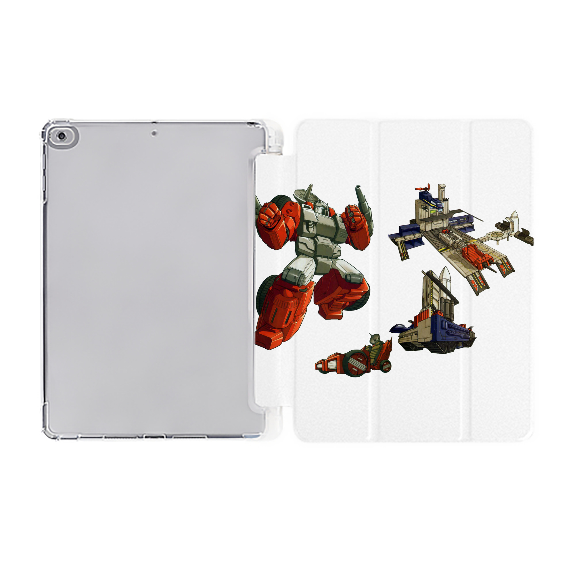 （画像用）  IPad ケース ペン収納付き 三つ折りスタンド PUレザー×シリコン 対応機種9.5/10.5/10.9インチ